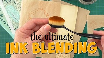 Makeup brush for blending ink with a GIVEAWAY set of 10 blending brushes