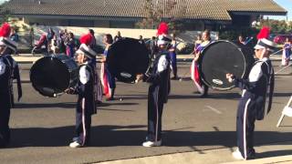 Selma ca, ALMS drumline competition 2015 selma rotary parade "2nd place winners"