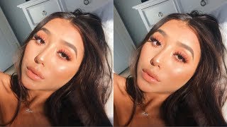 PERFECT MAKEUP FOR BROWN EYES! +Cute Summer Hairstyle | Ronni Rae screenshot 1