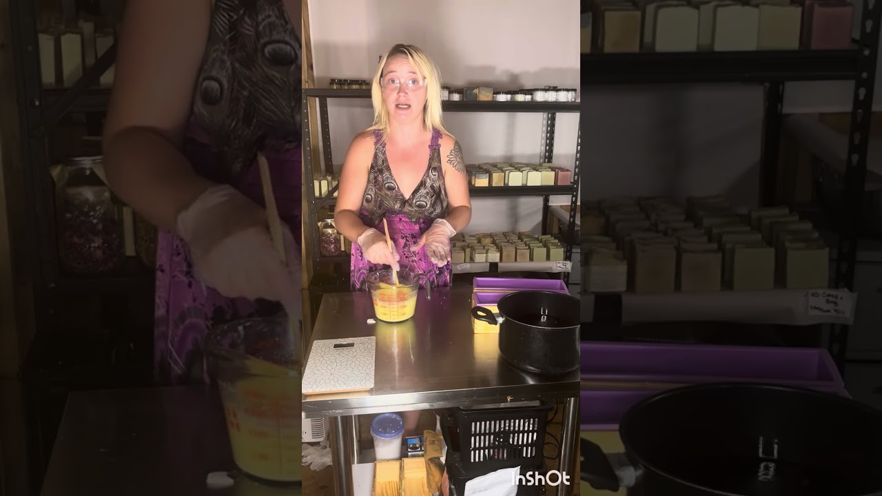 Goat milk soap tutorial!! Learn to make All natural goat milk soap in four minutes!