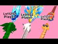 Snake Clash Boss Fight: Battle of the Titans! 💪 🐍 (Epic Gameplay) Lv 11292 Lv 9402 Lv 7312 