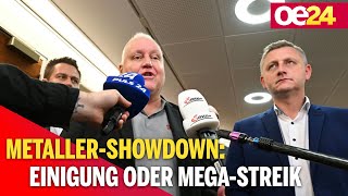 Metaller-Showdown: Einigung oder Mega-Streik