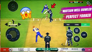 Well Bowled Watson | Unbelievable Yorker Ball | Real Cricket 20 | IPL2024