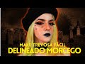 MAKEUP TREVOSA FÁCIL 🦇| DELINEADO MORCEGO | TUTORIAL MAQUIAGEM   | ESPECIAL HALLOWEEN | NAY FIRENS