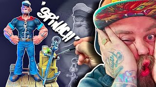 Painting A 3D Printed Spinach Smoker