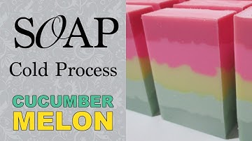 Cucumber Melon, Cold Process Soap