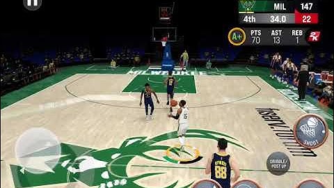 NBA 2K22 Mobile In Game Self Alley oop