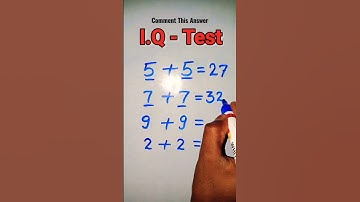 I.Q - Test,  #shorts #test #mathstricks #shortvideo #mathmagic #maths