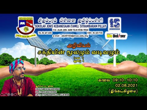 அறிவியல் மனமகிழ் கல்வி  ஆண்டு 4  | சக்தியின் மூலமும் வடிவமும் (பாகம் 1) | ஆசிரியர் பா.தனேசு