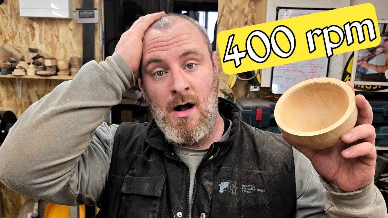 Extremely Close And Slow Woodturning Video
