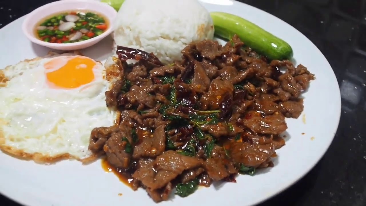 พริกแห้งผัดกะเพราเนื้อ ศุภชัย เสมอมิตร โหน่งโชว์ l เข้าครัวกับคุณโหน่ง
