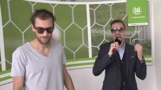 Bas Bas wir brauchen Bas - Torjäger Bas Dost im Rap-Interview Making of