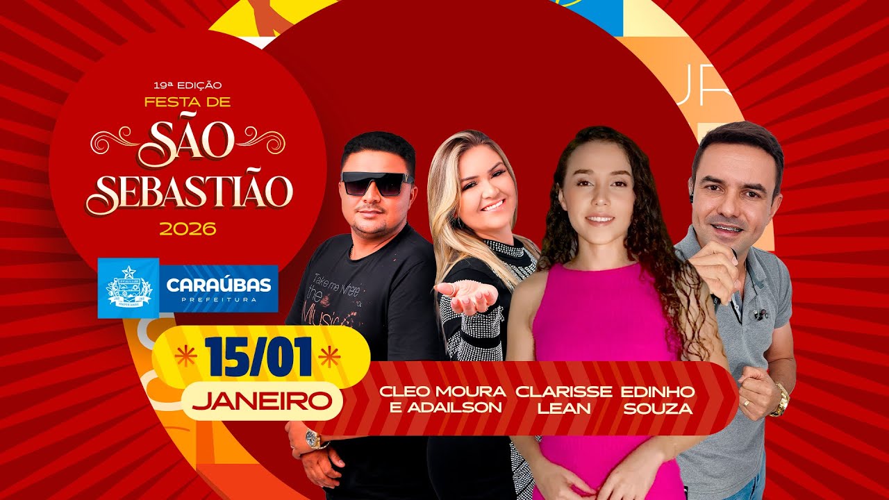 6ª NOITE DA 19ª EDIÇÃO - FESTA DE SÃO SEBASTIÃO 2026