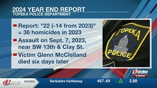 Topeka police list 36 homicide victims for 2023 in the capital city