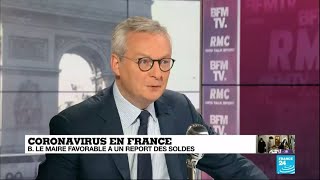 Covid-19 : Bruno Le Maire favorable à un report des soldes