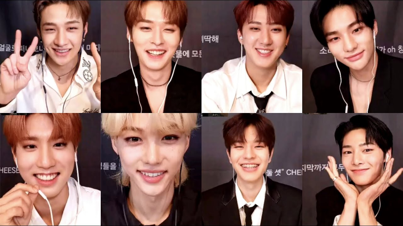 스트레이키즈 단체 영통팬싸 Stray Kids group video call fansign (ENG SUB)