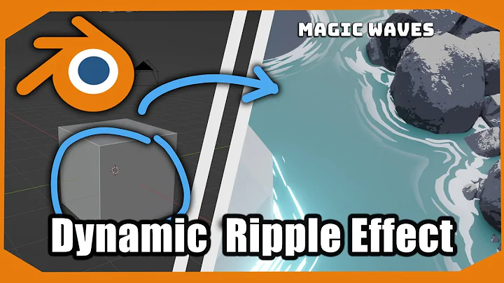 Create Dynamic Water Ripples With Geometry Nodes And This Crazy Trick: Blender