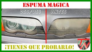 Restaurar FAROS COCHE - en 5 minutos (Pulir SIN herramientas 🧰) NO Barniz 🔆💡