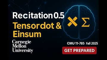 0.5 Tensordot & Einsum