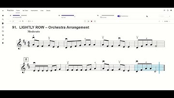91.Lightly Row - Arrangement (With Parts A and B)
