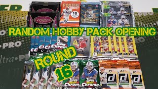 Random Football Card Hobby Pack Opening Round 16