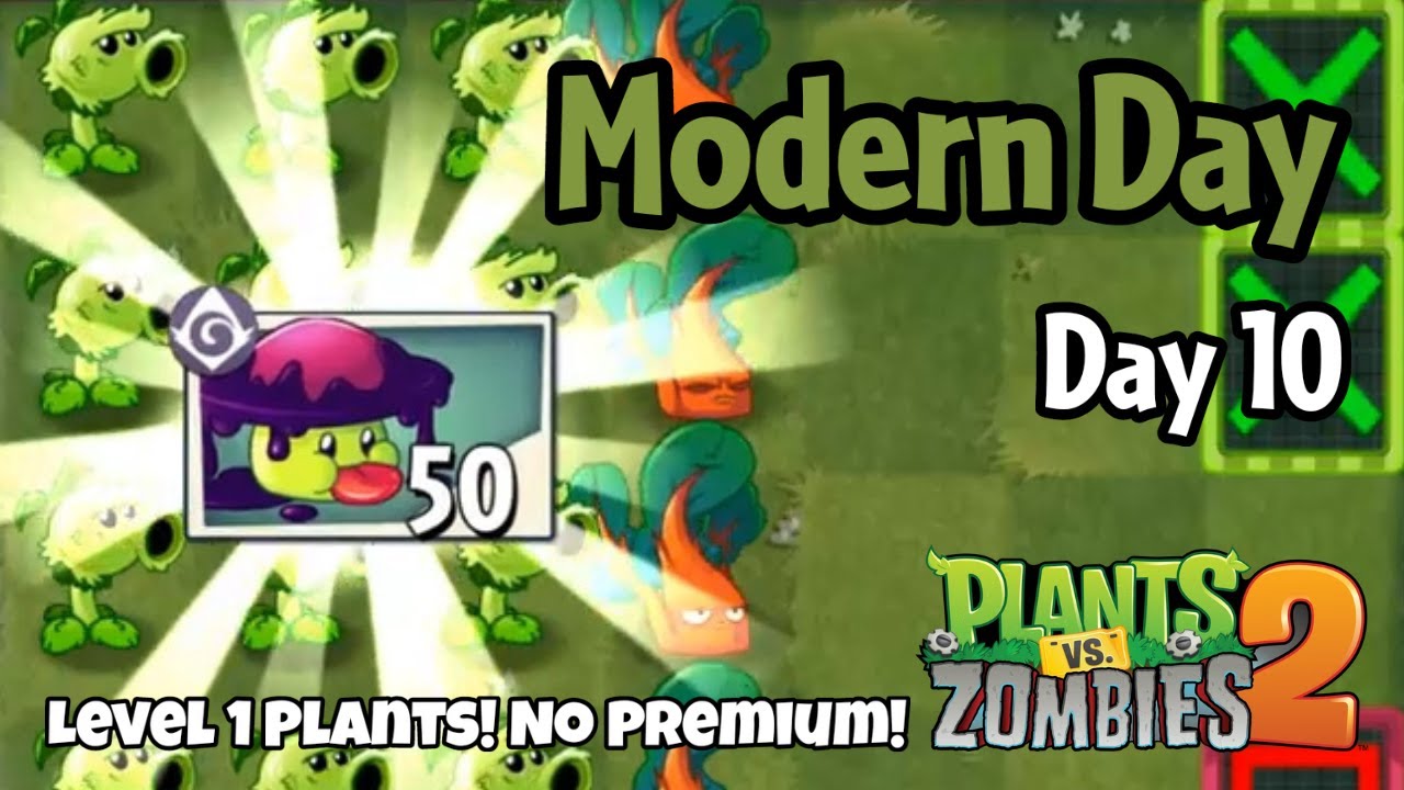 Plants vs Zombies 2 | Modern Day - Day 10 - YouTube