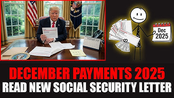 December 2025 Social Security Payouts — Increase + New SSA Letters + Stimulus, SSI, SSDI