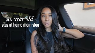 realistic week in my life as a 41 year old sahm! errands, cleaning the play room, hair appt + more