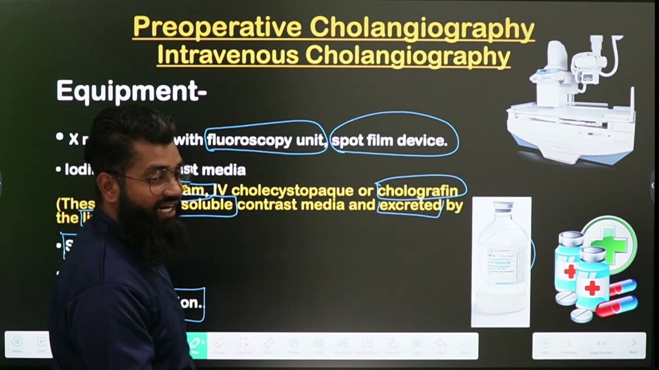 IVC || Intravenous Cholangiogram Procedure || In Hindi || Preoprative Cholagiography|| Radiology ||