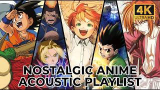 Nostalgic Anime Acoustic Playlist 🎧 Relax & Study Mix (Dragon Ball, Kenshin, Inuyasha) screenshot 5