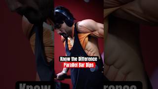 Parallel Bar Dips: Know The Difference ⚠️