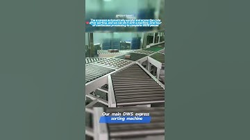 The express automatically weighs and scans the code after sorting, and we can do it with a machine