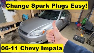 Spark Plug Replacement Chevy Impala 3.5L V6 06 07 08 09 10 11 2006 2007 2008 2009 2010 2011 Gm 3 5 Liter Spark Plug Wire Replacement