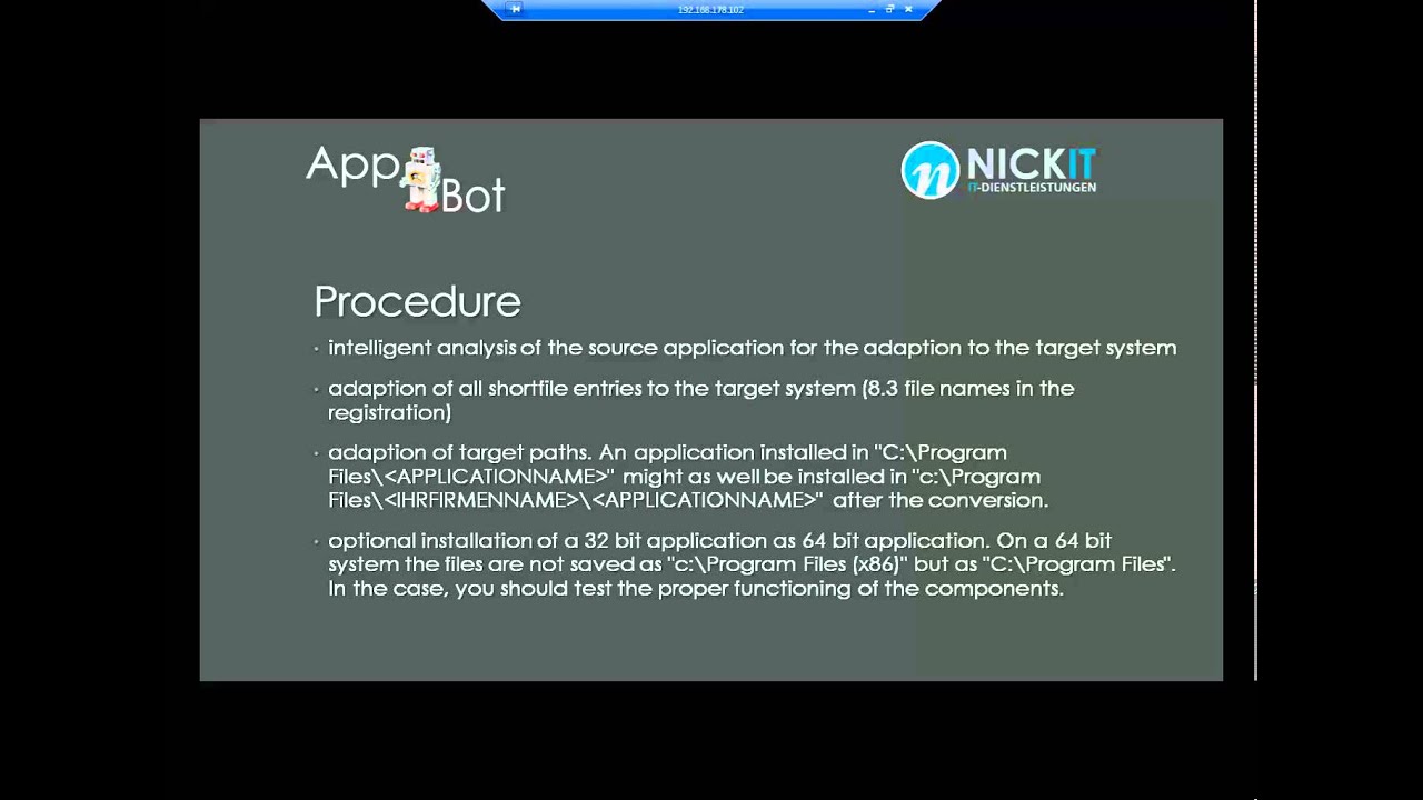 Appbot citrix application streaming profiles to microsoft app v