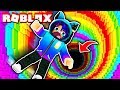 FALLING DOWN A 999,999,999 FOOT RAINBOW HOLE IN ROBLOX!