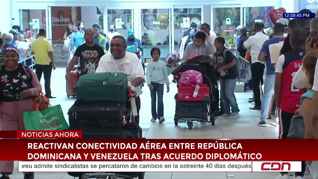 Reactivan conectividad aérea entre República Dominicana y Venezuela tras acuerdo diplomático