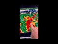 Saturday afternoon storm ⛈️ update!