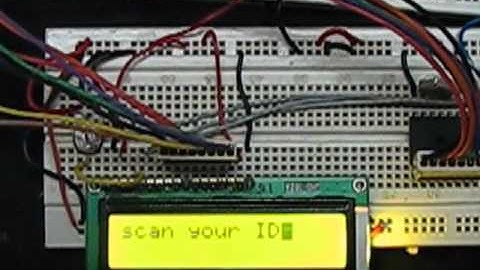 RFID based access control security systems using 8051 Microcontroller (AT89C51)