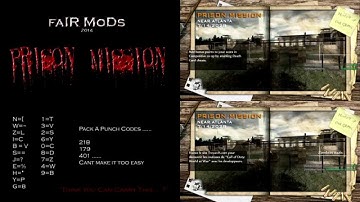Nazi Zombie Prison Mission + Download - Obediah Side of the Easter Egg (Part 1)
