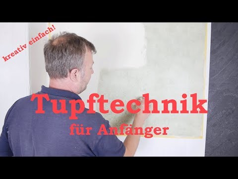 Tupftechnik  - die Kreativtechnik für Anfänger Teil 1