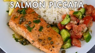 Easy Salmon Piccata (Restaurant-Quality in 7 Minutes!)