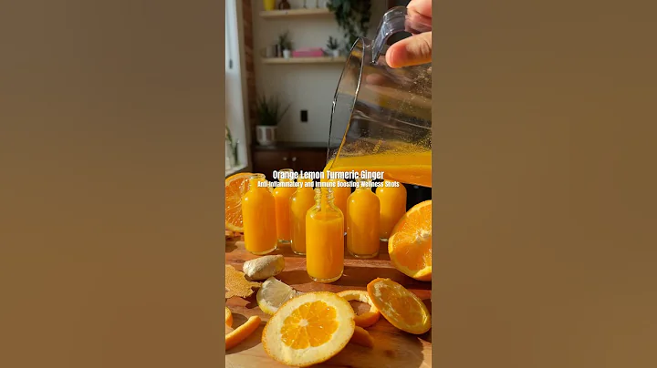 Anti-inflammatory immune boosting Ginger wellness shot recipe ! #juicing #namaj2