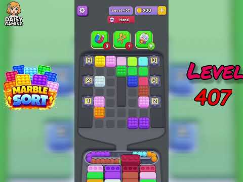 Marble Sort Level 407 Walkthrough & Solution
