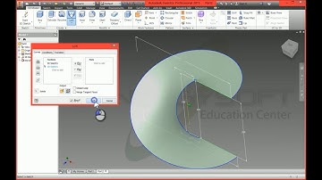 Cách khai triễn cánh vít   Inventor