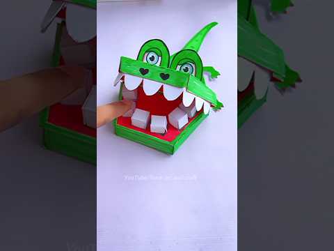 🐊 let's do it (crocodile game) #shorts #tonniartandcraft #youtubeshorts #love #art #craft