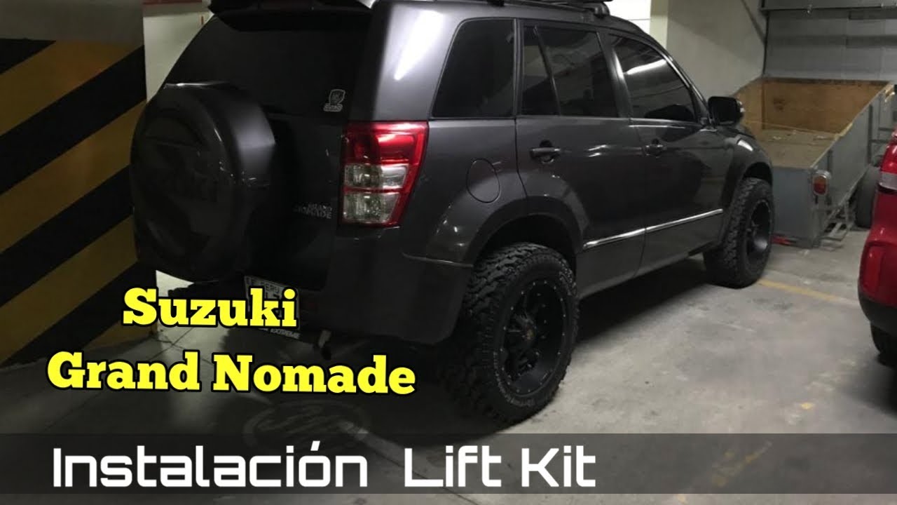 Instalando kit de elevación 2" Suzuki Grand Nomade / lift kit instal
