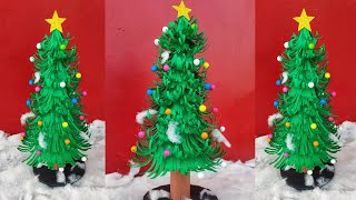 Beautiful Christmas Tree Making At Home 🌲 | Christmas Decoration Ideas 😍