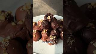 5 ingredient Ferrero Rocher chocolate hazelnut protein balls 🤤 The perfect Mother’s Day present 💝