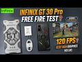 Infinix GT 30 Pro Free Fire Test | Infinix GT30 Pro 120FPS Gaming Test | Gaming Test | GT 30 Pro