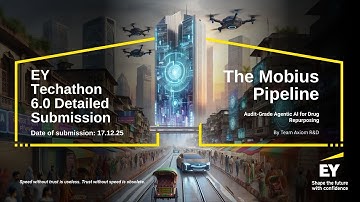 EY Techathon 6.0 | Möbius Pipeline: Agentic AI for Drug Repurposing Demo